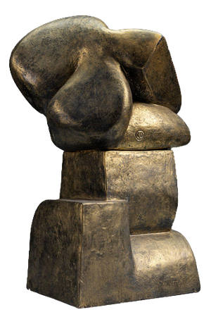 Cor Dam, Abstract Sculpture, Clay