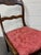 Traditional Vintage Regency Style Mahogany Rose Back Ladder Back Dining Accent Chairs - Pair For Sale - Image 3 of 9