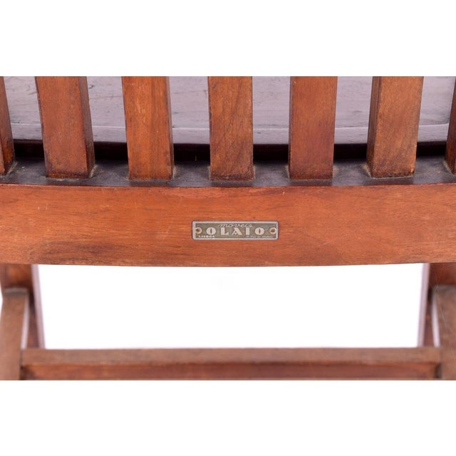 Portuguese Dining Chairs from Olaio, 1950s, Set of 6 For Sale - Image 3 of 4