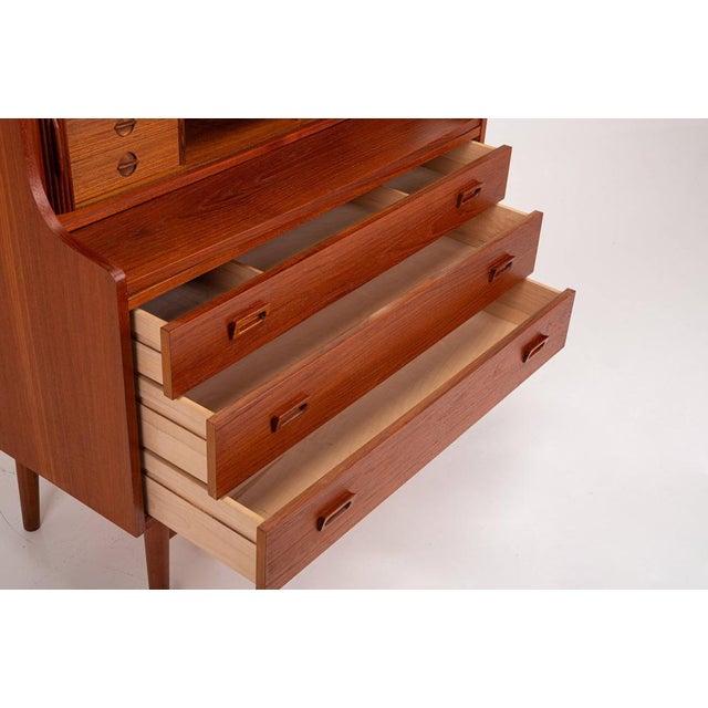 Danish Teak Bookcase by Johannes Sorth for Nexø, 1960s For Sale - Image 9 of 13