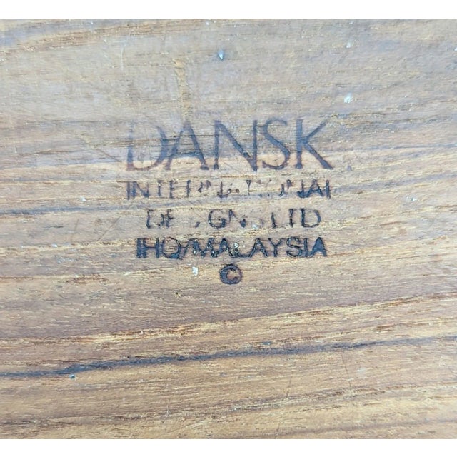 1980s Dansk Staved Teak Bowl Designed by Jens H Quistgaard For Sale - Image 11 of 12