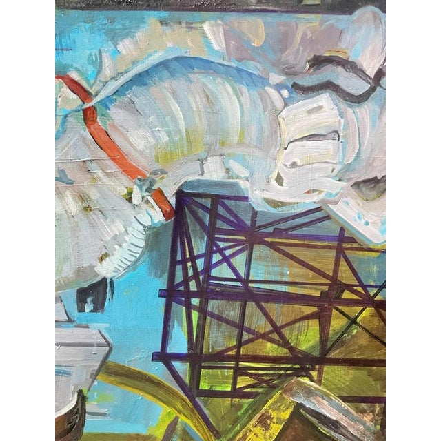Kazuo Yamada, Untitled (Study), Oil on Canvas Painting, 2015 For Sale - Image 10 of 13