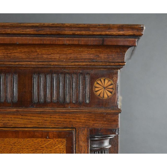 Brown George III Oak Chest on Chest, 1780 For Sale - Image 8 of 9