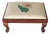 Vintage Bombay Company Floral Footstool For Sale