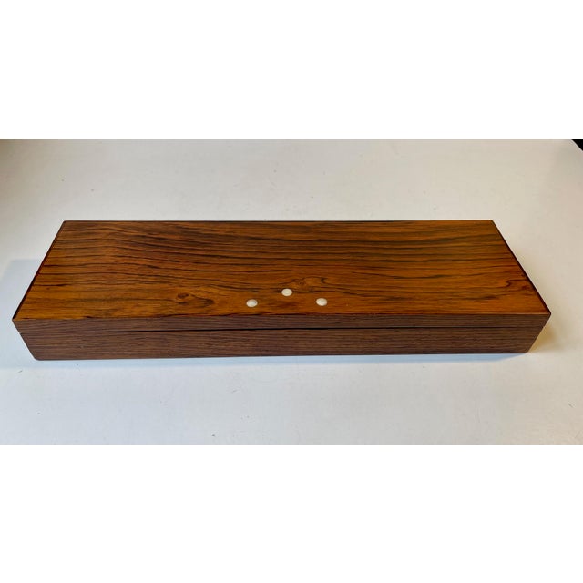 Scandinavian Modern Rosewood Box by Knud Albert, 1960s For Sale - Image 11 of 12