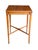 Vintage Neoclassical Mahogany Side Table | Louis XVI Revival Accent Table | Carved Rosettes & Fluted Legs | Circa...