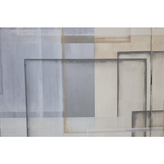 1990s Large Painting by Sean Scherer, "Ruhlman", Dtd. 1999, 84" X 72" Diptych For Sale - Image 5 of 12