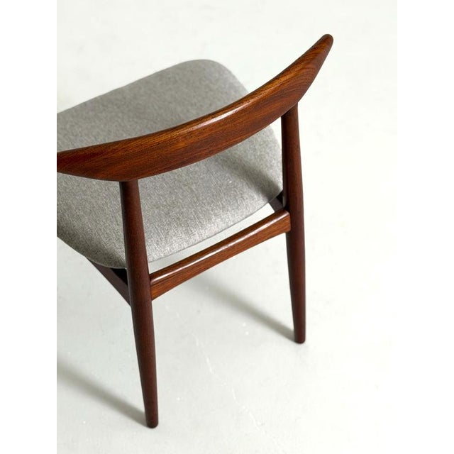 Brown Danish Teak Dining Chairs, 1960s, Set of 4 For Sale - Image 8 of 10