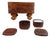 Japanese Wooden Go Set Goban with Stones, 1960s For Sale