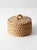 Vintage Hand Woven Grass Basket Set of 3 For Sale - Image 11 of 12