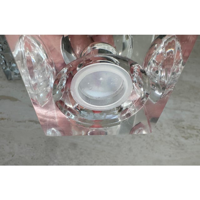 Mid-Century Modern Glass Salt and Pepper Shakers For Sale - Image 9 of 11