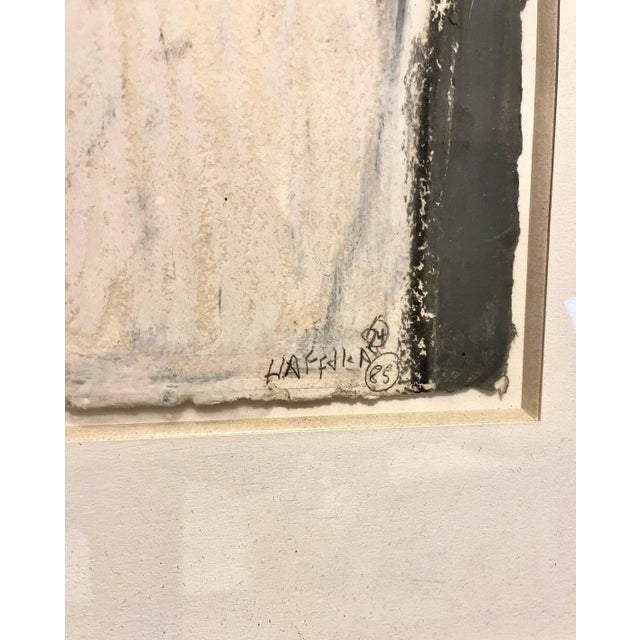 1980s Michael Hafftka Figurative Neo Expressionist Oil Pastel Painting The Wave, 1984-1985 For Sale - Image 5 of 9