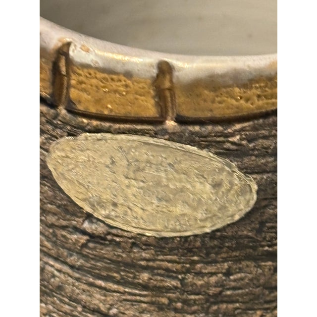 Brutalist Sculptural Ceramic Vase by Fratelli Fanciullacci, Italy, 1960s For Sale - Image 10 of 12