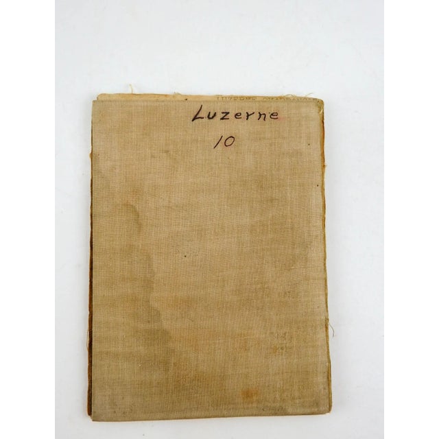 Luzerne New York quadrant 1903 US Geological Survey topographical folding map on Linen. Meant to be carried while...