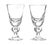 Rare opportunity to purchase a matched set of 7 Steuben Baluster Tear Drop Stem Goblets known as the #7877 baluster stem...