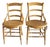 Antique Victorian Eastlake Style Ladderback Cane Occasional Chairs - Pair For Sale