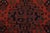 Turkmen Rug 9’11” X 12’11” Red Wool Tribal Hand-Knotted Oriental Carpet For Sale - Image 10 of 14