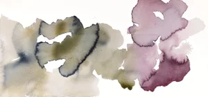 "Impromptu No. 12" Contemporary Original Abstract Watercolor Painting by Elizabeth Becker