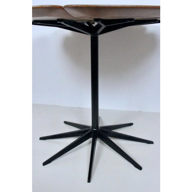 Richard Schultz Cedar & Black Iron "Petal" Dining Table, 1960's For Sale - Image 9 of 12