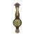 Vintage French Wall Barometer, Made of Wood, Brass and Glass, France For Sale