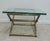 Vintage Gold Gilt Faux Bamboo Campaign X Base End Table Italian Regency B For Sale In Philadelphia - Image 6 of 10