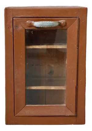Bohemian Wall Cabinet, 1940s