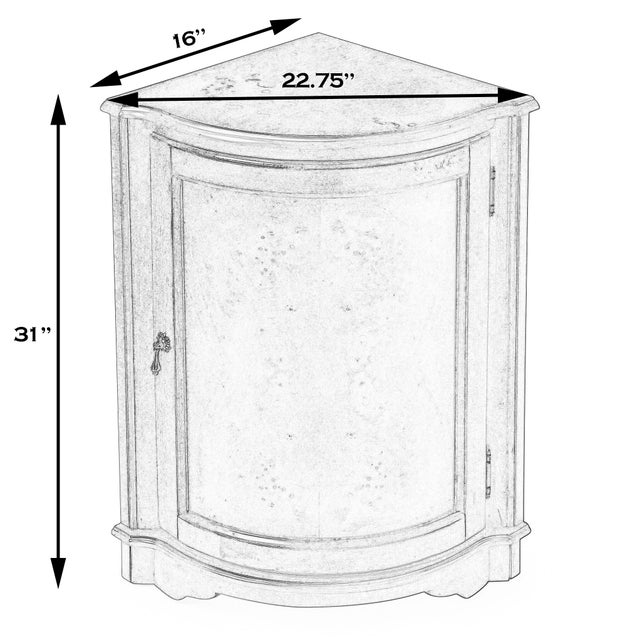 Perfect for dressing up a neglected corner. This cabinet features cherry veneers along its top and door panel. The door,...