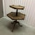 Traditional Mid 20th Century Tiered Hexagonal Pie Crust Rim, Claw Legged Dumbwaiter Table For Sale - Image 3 of 5