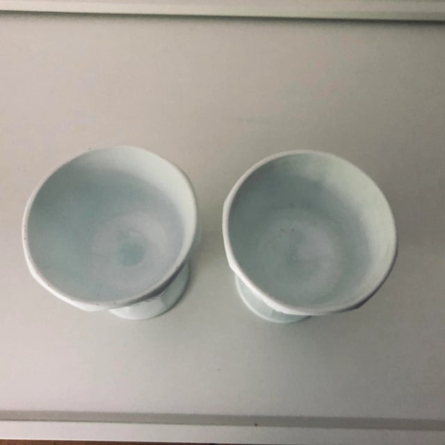 Vintage set of 2 milk glass grape pattern flower pots, flower urns 6.5"H X 5.5"D , No makers mark, they are in excellent...