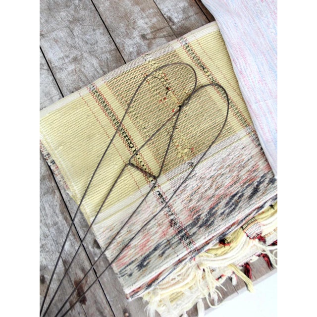 Wood Antique Primitive Rug Beater For Sale - Image 7 of 9