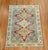 Fine Blue Red Antique Persian Senneh Rug - 3'5" x 5' For Sale - Image 14 of 18