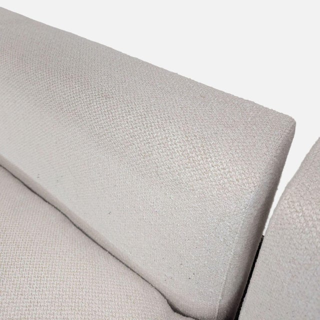 Crate & Barrel Lotus Modern 3-Seat Sofa in Light Beige For Sale - Image 9 of 9