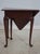 Brown 1990s Baker Colonial Williamsburg Mahogany Handkerchief Table For Sale - Image 8 of 14