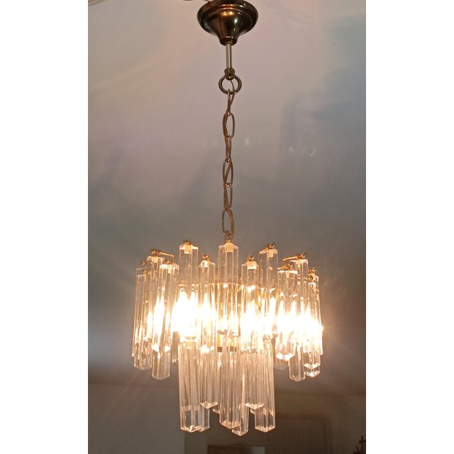 Venini Vintage Chandelier from Venini, 1960s For Sale - Image 4 of 9