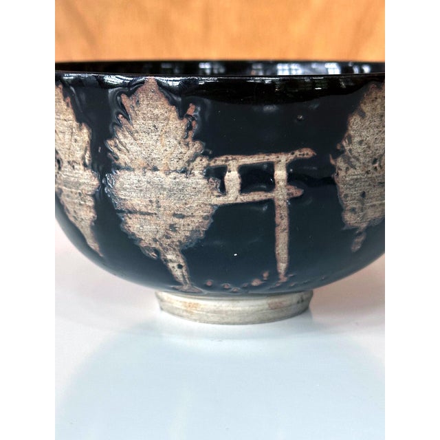 Japanese Glazed Kyo-yaki Tea Bowl Nin'ami Dohachi Edo Period For Sale - Image 10 of 12