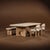 Portman Dining Set by Wood Tailors, Set of 3, in New conditions. Designed from 2000 Stamped by Maker