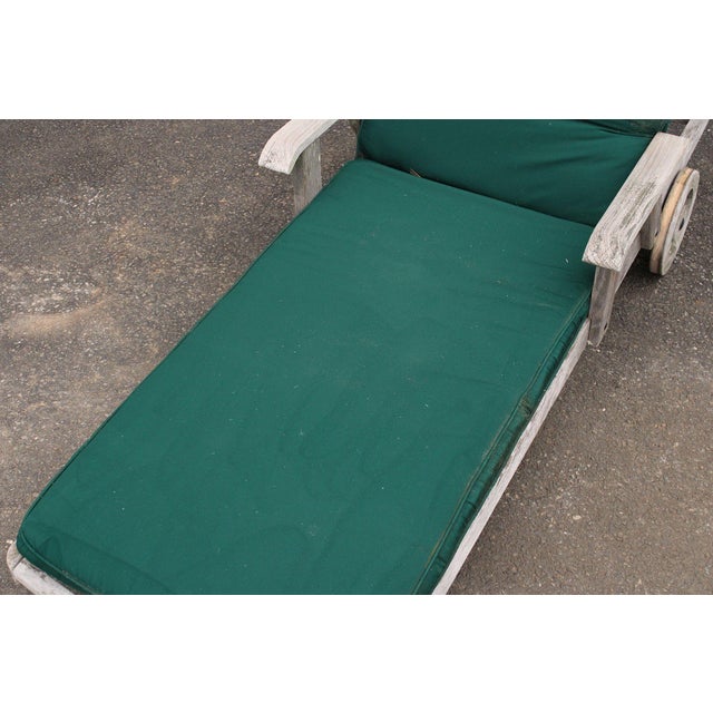 Brown Gloster Pair of Teak Outdoor Patio Chaise Lounge Chairs For Sale - Image 8 of 18