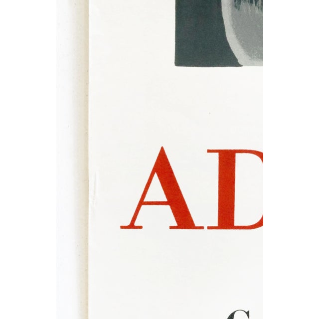 1967 French Exhibition Poster, Adam Saulnier, Galerie Lucie Wiell For Sale - Image 4 of 7