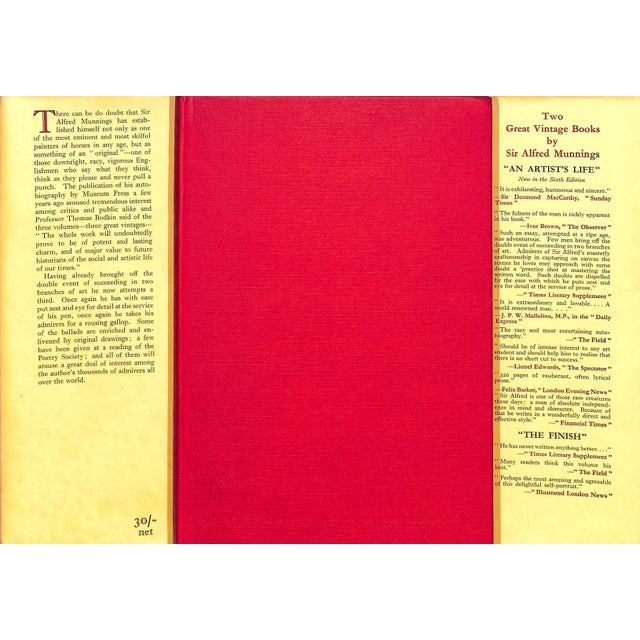 Traditional "Ballads and Poems" 1957 Munnings, Sir Alfred For Sale - Image 3 of 10