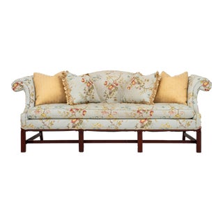 George III Style Camelback Sofa For Sale