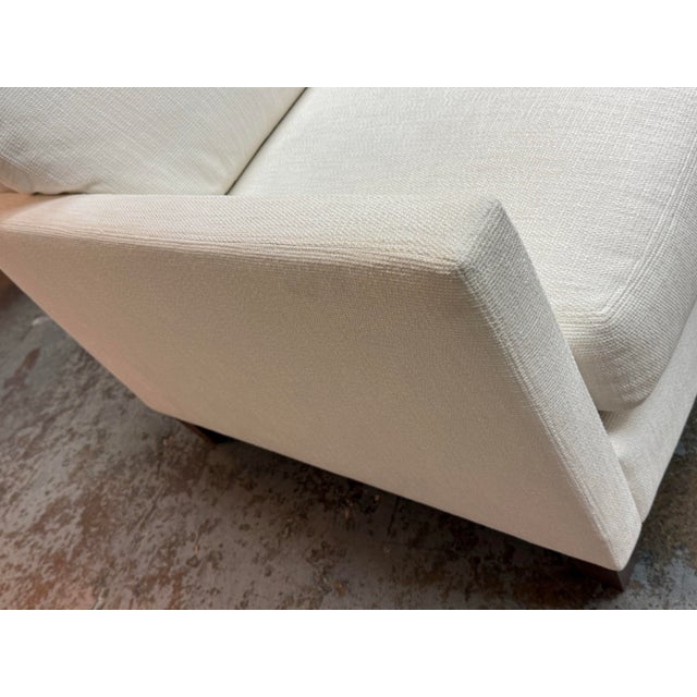 Ivory Norwalk Furniture Louise Sectional With Chaise For Sale - Image 8 of 12