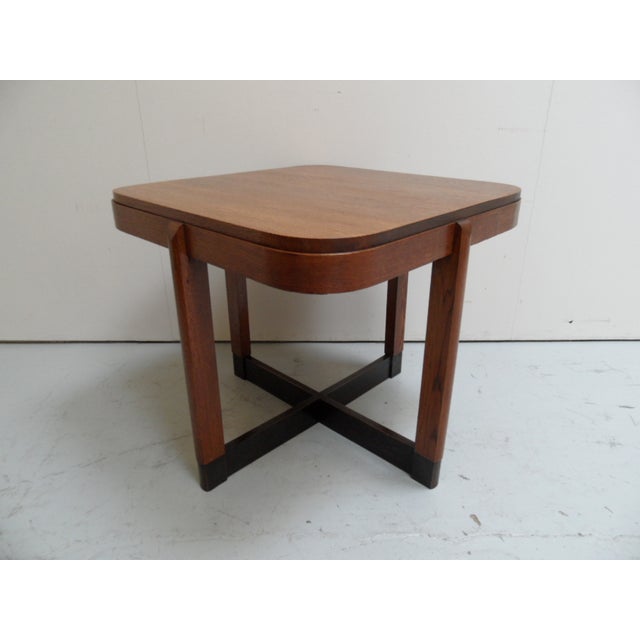 Brown Art Deco Dutch Coffee Table, 1920s For Sale - Image 8 of 11