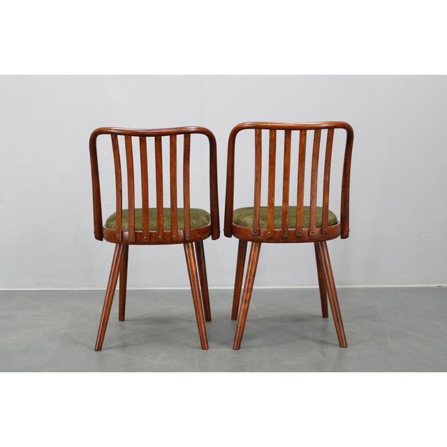 1960s Mid-Century Modern Beech Dining Chairs, 1960s, Set of 4 For Sale - Image 5 of 17