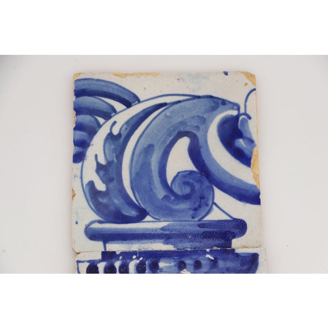 Circa: 18th Century. Country: Portugal. Material: Earthenware, Tin-glazed pottery. Item condition: Some chips and...