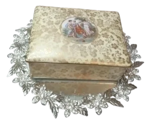 Vintage Limoges France Gilted Trinket Box