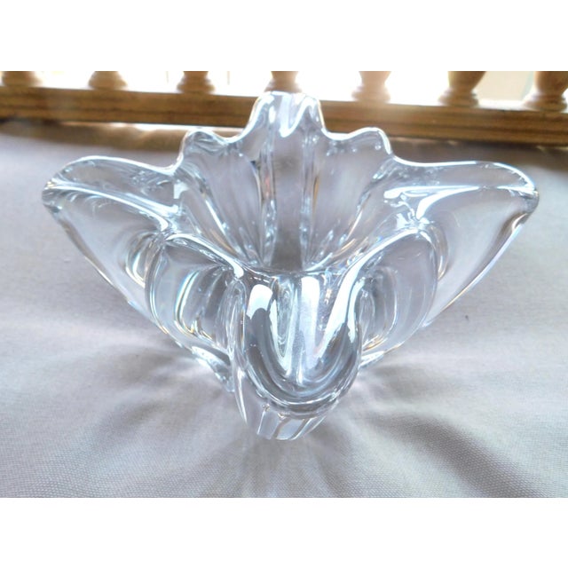 Mid Century French Cristalleries De Baccarat Signed Crystal Bowl, Ashtray For Sale - Image 11 of 12