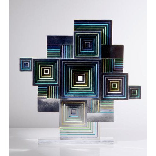 Early 21st Century Maya Blue, Maya Blue, 2025, Paper Collage on Foam Board For Sale - Image 5 of 10