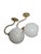 Goldenrod Art Deco Sconces, Poland, 1950s, Set of 2 For Sale - Image 8 of 10