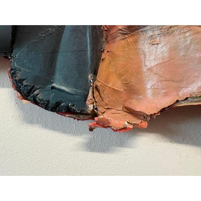 Early 21st Century Natasha Lelenco, Fragmented Portrait with Red Surface Expansion Inspired by the Dream of Ariadne, 2023, Mixed Media For Sale - Image 5 of 12