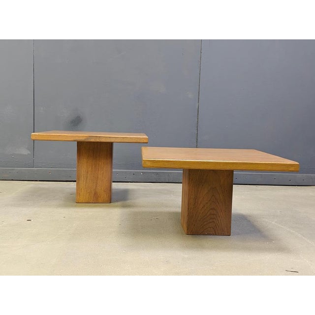 Contemporary Vintage Wooden Coffee or Side Tables, 1960s, Set of 2 For Sale - Image 3 of 14